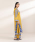 Women's Pret Lawn Printed Yellow Boxy Shirt